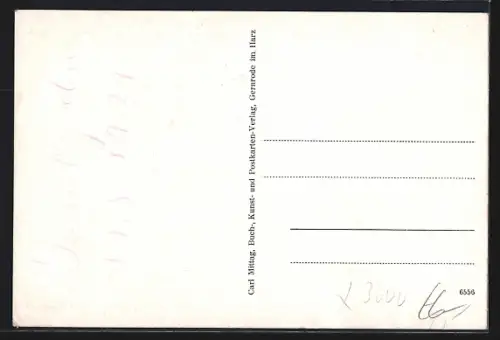 AK Halberstadt, Fischmarkt mit Rathaus