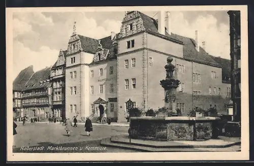 AK Halberstadt, Marktbrunnen, Kommisse