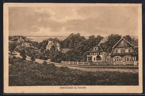 AK Arendsee /Altmark, Villen und Seeblick