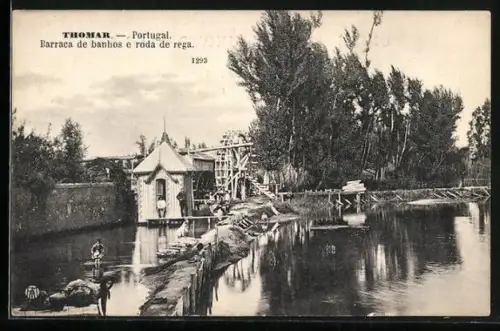 AK Thomar, Barraca de banhos e roda de rega