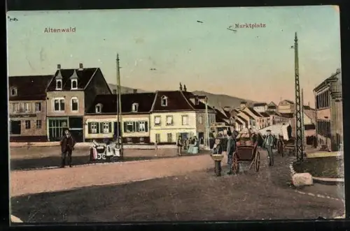 AK Altenwald, Partie am Marktplatz