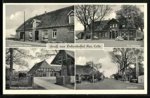 AK Hohenborstel, Geschäftshaus Siebels, Am Gasthaus, Dorfstrasse