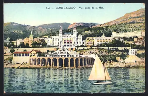 AK Monte-Carlo, Vue prise de la Mer