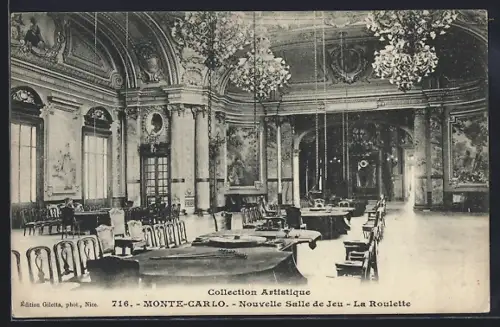 AK Monte-Carlo, Nouvelle Salle de Jeu, La Roulette