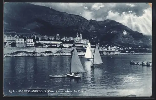 AK Monte-Carlo, Vue generale, Le Port