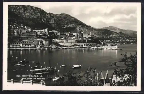 AK Monte-Carlo, Vue prise de Monaco