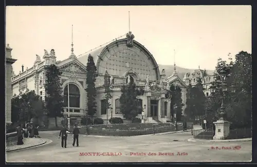 AK Monte-Carlo, Palais des Beaux Arts