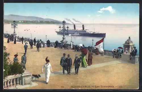 AK Monte-Carlo, Les Terrasses, La mer