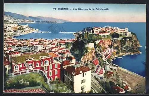 AK Monaco, Vue Generale de la Principauté