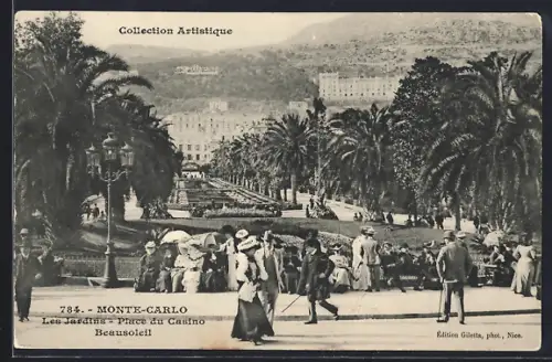 AK Monte-Carlo, Les Jardins, Place du Casino Beausoleil