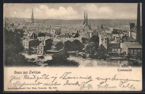 AK Zwickau, Totalansicht