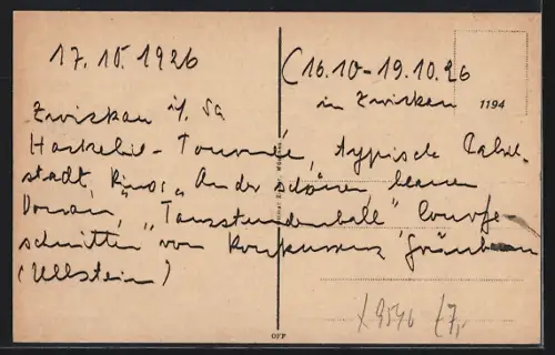 AK Zwickau, Bahnhofstrasse