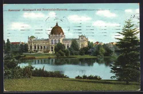 AK Hannover, Maschpark, Provinzial-Museum