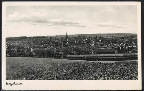 AK Sangerhausen, Stadtansicht