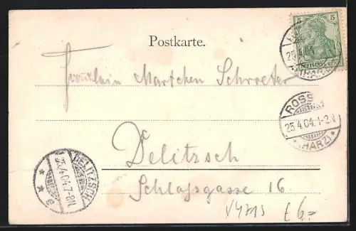 AK Stolberg /Harz, Kirche, Hotel Kanzler, Stadtansicht