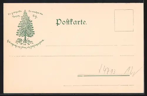 AK Stolberg im Harz, Blick von der Lutherbuche