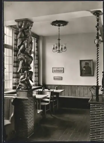 AK Altena /Westf., Hotel Märkischer Hof, Besitzer Gustav Römhild, Innenansicht