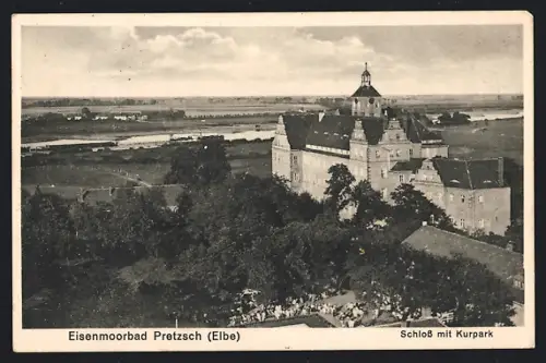 AK Pretzsch, Schloss mit Kurpark