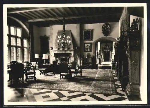 AK Kronberg im Taunus, Schlosshotel, Grosse Halle