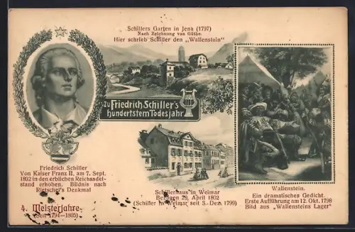 AK Jena, Friedrich Schillers hundertstes Todesjahr, Schillers Garten