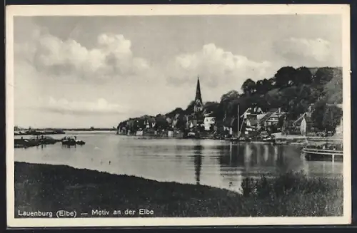 AK Lauenburg /Elbe, Motiv an der Elbe