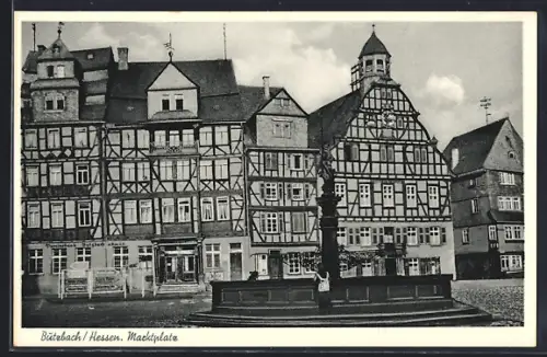AK Butzbach /Hessen, Marktplatz