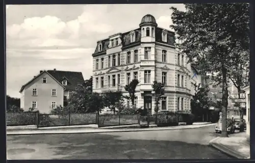 AK Bad Salzschlirf, Park-Hotel und Haus Henkelmann