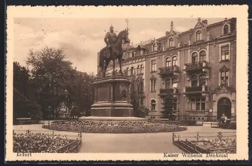 AK Erfurt, Kaiser Wilhelm Denkmal