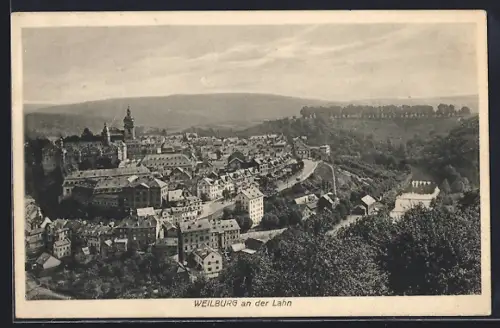 AK Weilburg an der Lahn, Stadtansicht