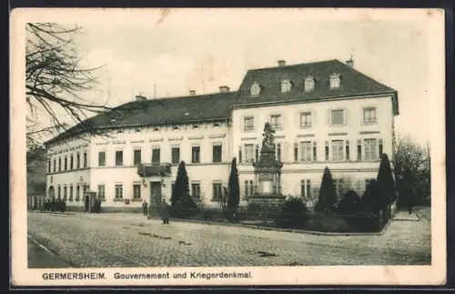 AK Germersheim, Gouvernement, Kriegerdenkmal