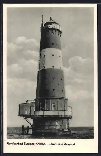 AK Dangast /Oldbg., Leuchtturm Arngast