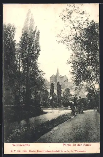AK Weissenfels, Partie an der Saale