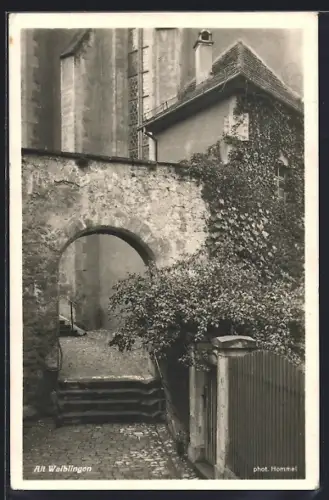 AK Waiblingen, Torbogen an der Kirche