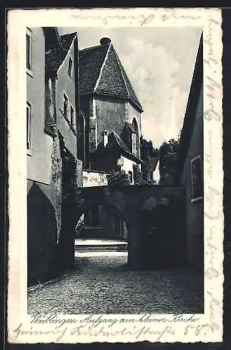 AK Waiblingen, Aufgang zur kleinen Kirche