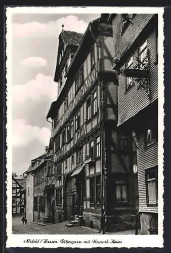 AK Alsfeld i. Hessen, Rittergasse mit Neurath-Haus
