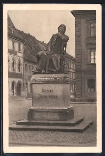 AK Zwickau, Robert-Schumann-Denkmal