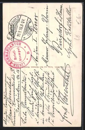 AK Saarbrücken, Bismarck-Denkmal