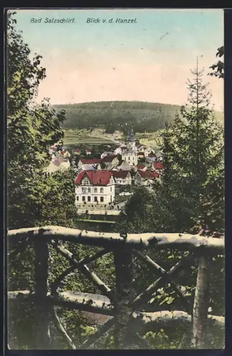AK Bad Salzschlirf, Blick von der Kanzel