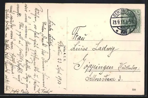 AK Berlin, Kgl. Opernhaus, Hedwigskirche