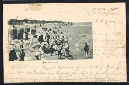 AK Arendsee i. Meckl., Damenstrand