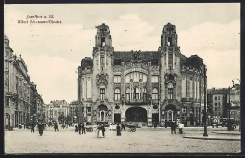 AK Frankfurt a. M., Albert Schumann-Theater