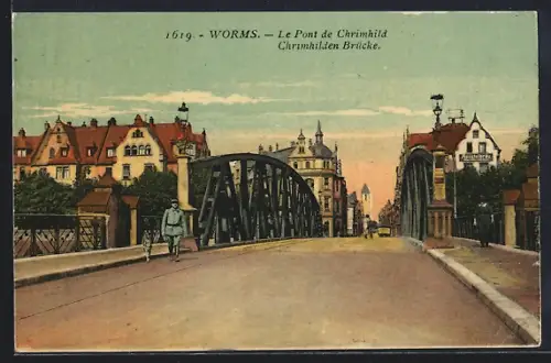 AK Worms, Chrimhilden Brücke