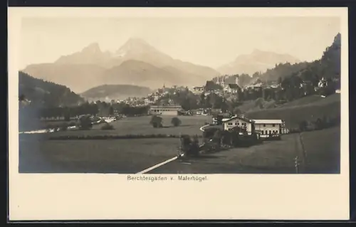 AK Berchtesgaden, Blick vom Malerhügel