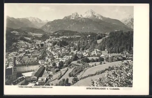 AK Berchtesgaden, Ansicht vom Lockstein