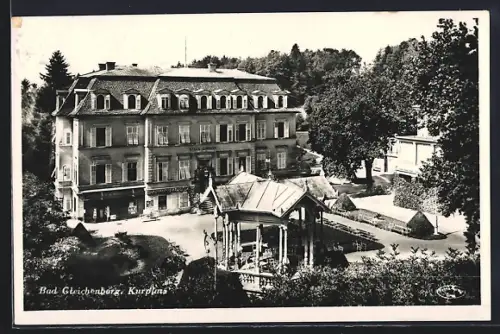 AK Bad Gleichenberg, Kurplatz mit Villa Albrecht