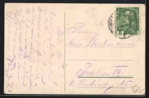 AK Wien, Belebter Markt auf der Freiung