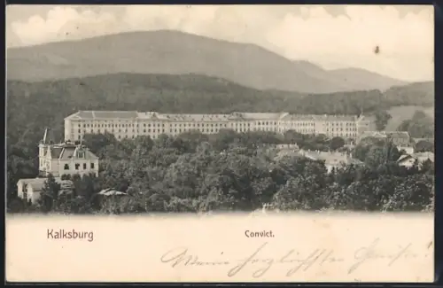 AK Wien-Kalksburg, Blick zum Convict