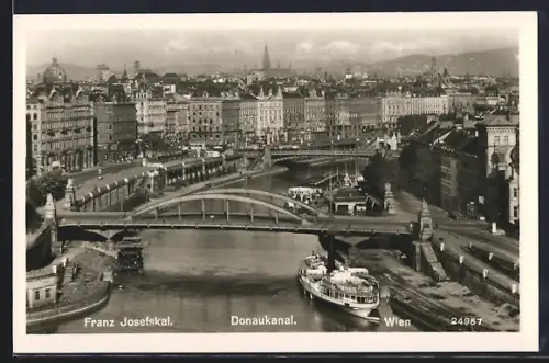 AK Wien, Franz Josefskai am Donaukanal