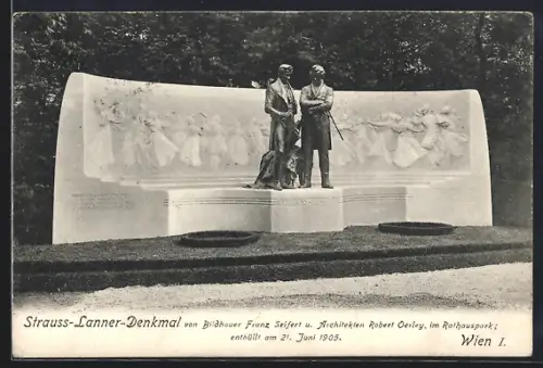 AK Wien, Strauss-Lanner-Denkmal