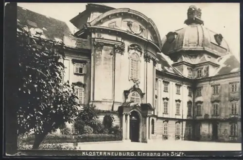 AK Klosterneuburg, Eingang ins Stift